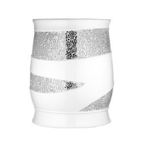 Popular Bath White Sinatra Bath Decor Accessories, Premium, Durable, Acrylic